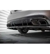 Arriere Splitter (avec une barre verticale) Mercedes-AMG C63 Sedan / Estate W205 Facelift