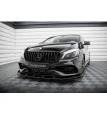 Street Pro Lame Du Pare-Chocs Avant + Flaps Mercedes-Benz A AMG-Line W176 Facelift