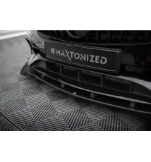 Street Pro Lame Du Pare-Chocs Avant + Flaps Mercedes-Benz A AMG-Line W176 Facelift