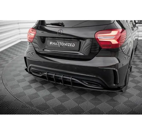 Street Pro Lame Du Pare Chocs Arriere + Flaps Mercedes-Benz A AMG-Line W176 Facelift