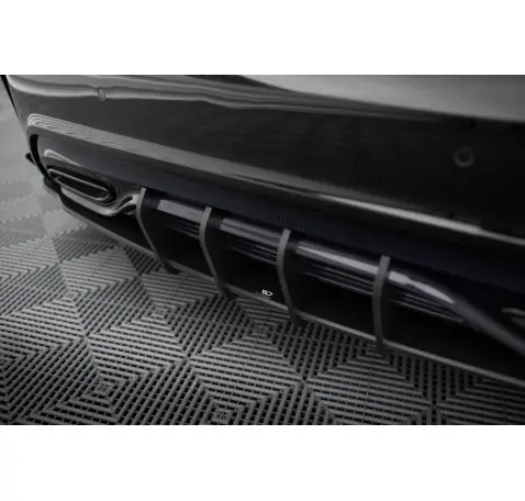 Street Pro Lame Du Pare Chocs Arriere + Flaps Mercedes-Benz A AMG-Line W176 Facelift