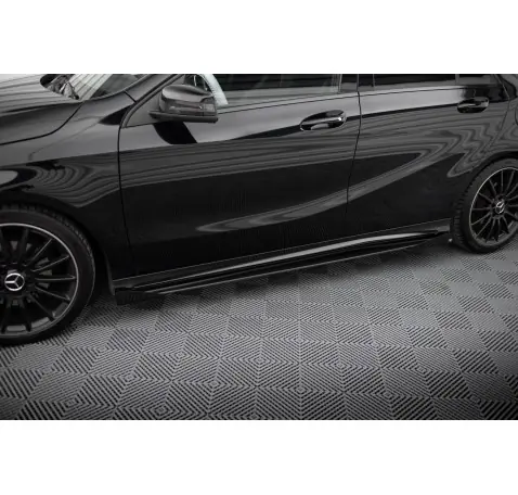 Street Pro Rajouts Des Bas De Caisse + Flaps Mercedes-Benz A AMG-Line W176 Facelift