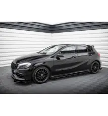 Street Pro Rajouts Des Bas De Caisse + Flaps Mercedes-Benz A AMG-Line W176 Facelift