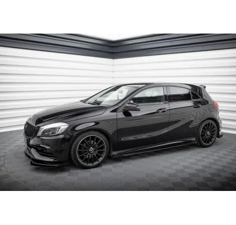 Street Pro Rajouts Des Bas De Caisse + Flaps Mercedes-Benz A AMG-Line W176 Facelift
