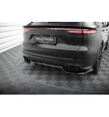 Arriere Splitter (avec une barre verticale) Porsche Cayenne Sport Design SUV / Coupe Mk3