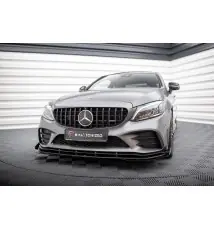Street Pro Lame Du Pare-Chocs Avant + Flaps Mercedes-AMG C43 Coupe / Cabrio C205 Facelift / A205 Facelift