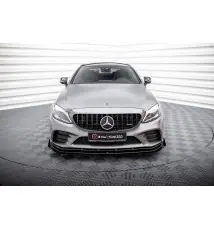 Street Pro Lame Du Pare-Chocs Avant + Flaps Mercedes-AMG C43 Coupe / Cabrio C205 Facelift / A205 Facelift