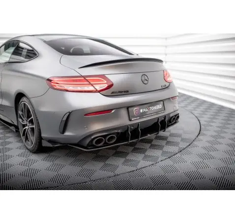 Street Pro Central Diffuseur Arriere Mercedes-AMG C43 Coupe / Cabrio C205 Facelift / A205 Facelift