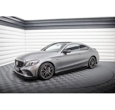 Street Pro Rajouts Des Bas De Caisse + Flaps Mercedes-AMG C43 Coupe / Cabrio C205 Facelift / A205 Facelift