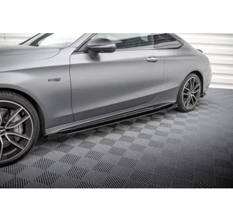 Street Pro Rajouts Des Bas De Caisse + Flaps Mercedes-AMG C43 Coupe / Cabrio C205 Facelift / A205 Facelift