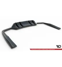 Arriere Splitter (avec une barre verticale) Mercedes-AMG C43 Coupe / Cabrio C205 Facelift / A205 Facelift