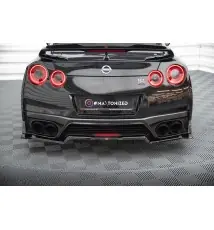 Arriere Splitter (avec une barre verticale) Nissan GTR R35 Facelift