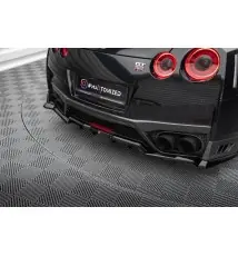 Arriere Splitter (avec une barre verticale) Nissan GTR R35 Facelift