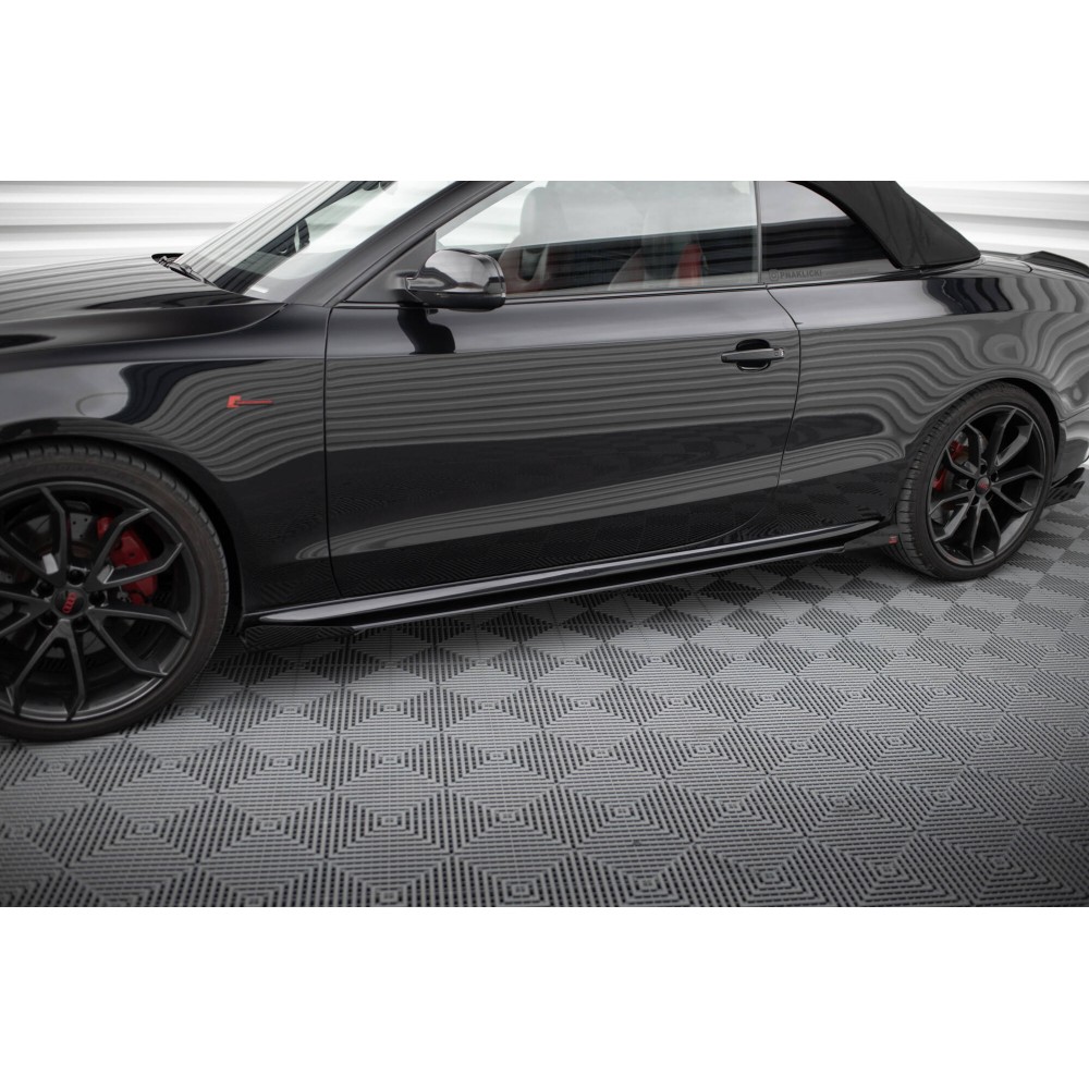 Street Pro Rajouts Des Bas De Caisse + Flaps Audi A5 / A5 S-Line / S5 Coupe / Cabrio 8T / 8T Facelift