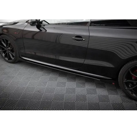 Street Pro Rajouts Des Bas De Caisse + Flaps Audi A5 / A5 S-Line / S5 Coupe / Cabrio 8T / 8T Facelift