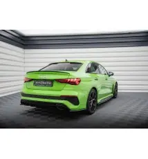 Fibre de Carbone Lames De Pare-Chocs Arrière Latérales Audi RS3 Sedan 8Y