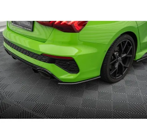 Fibre de Carbone Lames De Pare-Chocs Arrière Latérales Audi RS3 Sedan 8Y