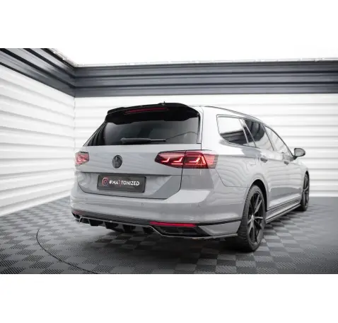 Arriere Splitter (avec une barre verticale) Volkswagen Passat R-Line B8 Facelift