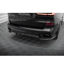 Arriere Splitter (avec une barre verticale) BMW X7 M-Pack G07 Facelift