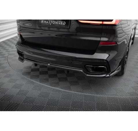 Arriere Splitter (avec une barre verticale) BMW X7 M-Pack G07 Facelift
